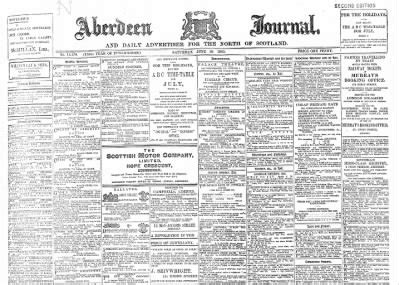 euttuve|Aberdeen Journal, and General Advertiser for the North of .